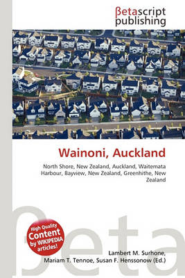 Cover of Wainoni, Auckland