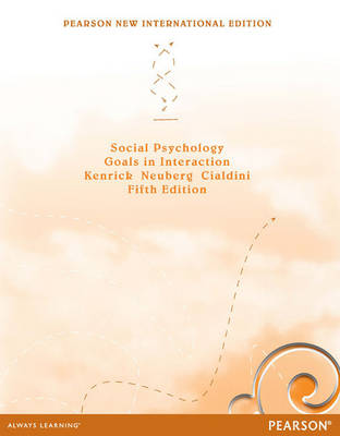 Book cover for Social Psychology Pearson New International Edition, plus MyPsychLab without eText