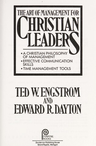 Cover of The Art of Management for Christian Leaders