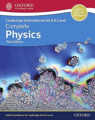 Book cover for Cambridge International AS & A Level Complete Physics