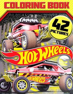 Book cover for HOT Wheels Coloring Book