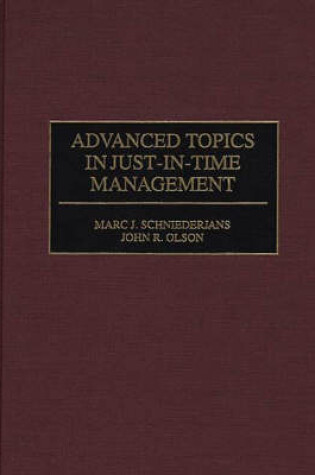 Cover of Advanced Topics in Just-In-Time Management