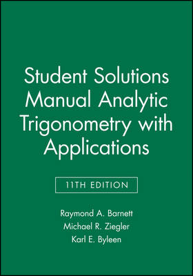 Book cover for Student Solutions Manual Analytic Trigonometry with Applications