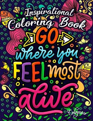 Book cover for Inspirational Coloring Book