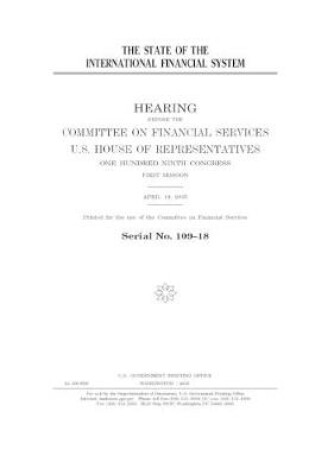 Cover of The state of the international financial system