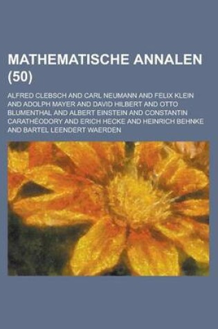 Cover of Mathematische Annalen (50 )