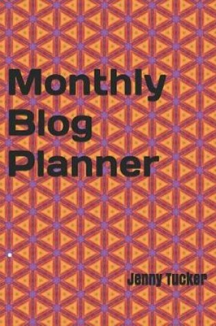 Cover of Monthly Blog Planner