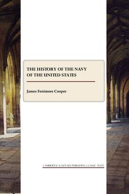 Book cover for History of the Navy of the United States