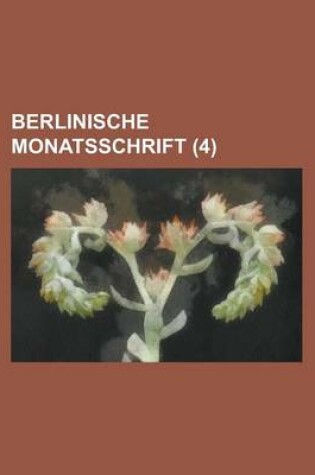 Cover of Berlinische Monatsschrift (4 )