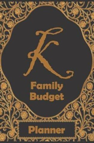 Cover of K Family Budget Planner