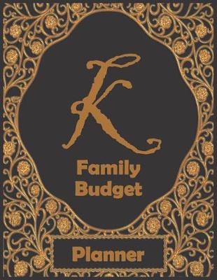 Book cover for K Family Budget Planner