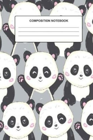 Cover of Composition Notebook Panda