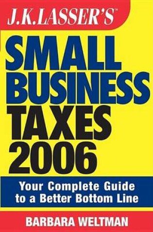 Cover of Jk Lasser's Small Business Taxes 2006