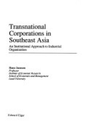 Cover of TRANSNATIONAL CORPORATIONS IN SOUTHEAST ASIA