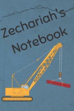 Cover of Zechariah's Notebook