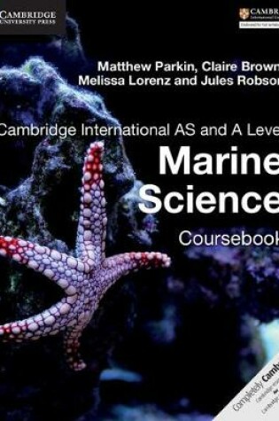 Cover of Cambridge International AS and A Level Marine Science Coursebook