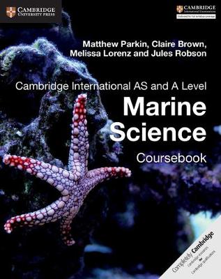 Book cover for Cambridge International AS and A Level Marine Science Coursebook