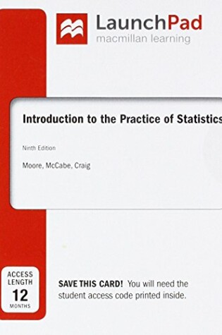 Cover of Launchpad for Introduction to the Practice of Statistics (2-Term Access)