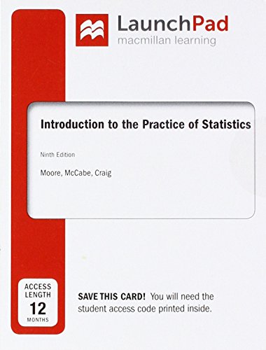 Book cover for Launchpad for Introduction to the Practice of Statistics (2-Term Access)