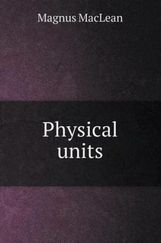 Cover of Physical Units