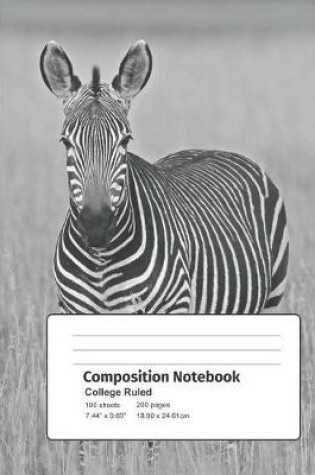 Cover of Zebra Composition Notebook