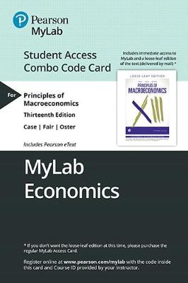 Book cover for Mylab Economics with Pearson Etext -- Combo Access Card -- For Principles of Macroeconomics