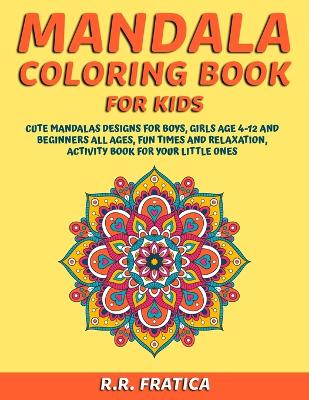 Book cover for Mandala coloring book for kids