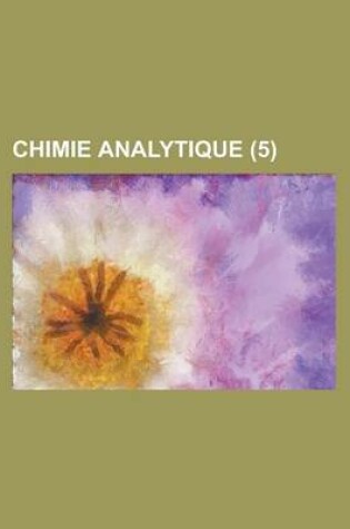 Cover of Chimie Analytique (5 )