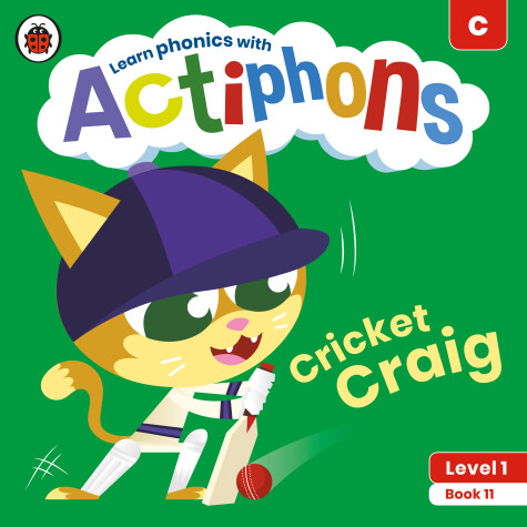 Book cover for Actiphons Level 1 Book 11 Cricket Craig