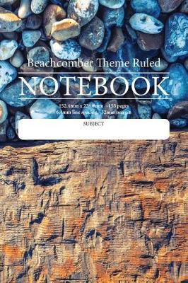 Book cover for Beachcomber Theme Ruled Notebook