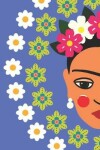 Book cover for Whimsical Frida Blue Folk Art Lined Undated Journal