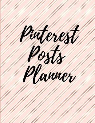 Book cover for Pinterest posts planner