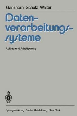 Cover of Datenverarbeitungssysteme