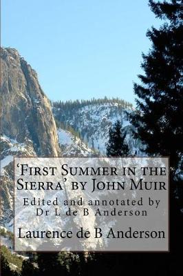 Cover of 'First Summer in the Sierra' by John Muir