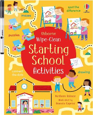 Book cover for Wipe-Clean Starting School Activities