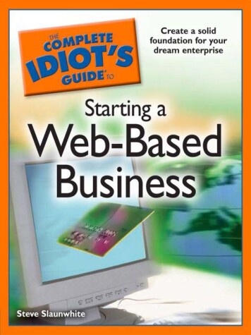 Book cover for The Complete Idiot's Guide to Starting a Web-Based Business