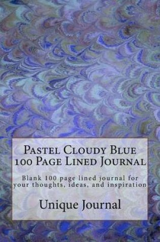 Cover of Pastel Cloudy Blue 100 Page Lined Journal