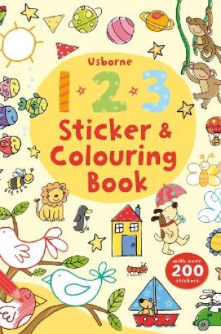 Cover of 123 Sticker and Colouring book