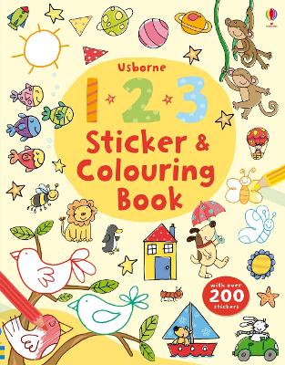 Cover of 123 Sticker and Colouring book