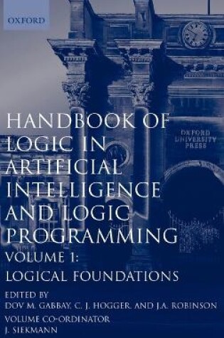 Cover of Volume 1: Logic Foundations