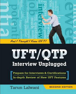 Book cover for UFT/QTP Interview Unplugged