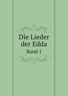 Book cover for Die Lieder der Edda Band 1