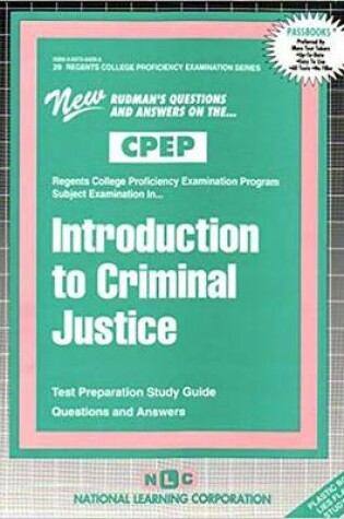 Cover of INTRODUCTION TO CRIMINAL JUSTICE