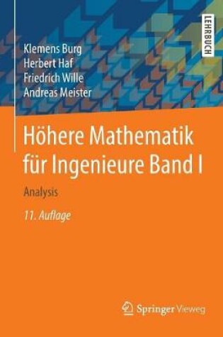 Cover of Hoehere Mathematik Fur Ingenieure Band I