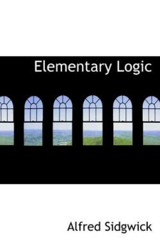 Cover of Elementary Logic