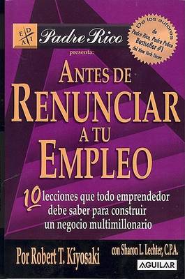 Book cover for Antes de Renunciar a Tu Empleo (Bestseller)