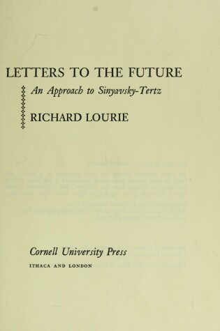 Cover of Letters to the Future