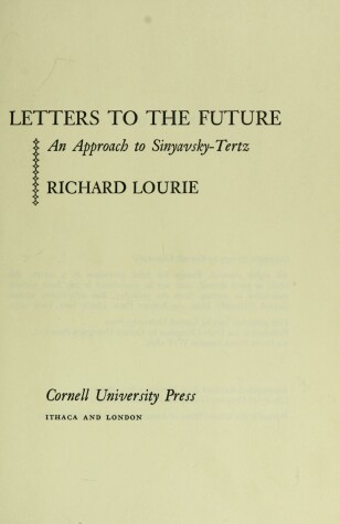 Book cover for Letters to the Future