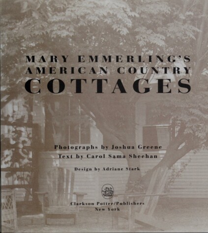 Book cover for American Country Cottages