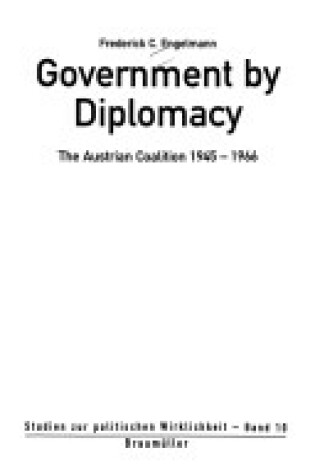 Cover of Government by Diplomacy